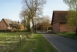 Typical farms in the Im alten Dorf road