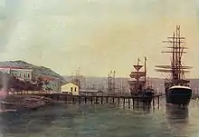 Benedito Calixto – Port of Santos, 1889