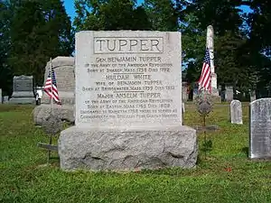 Benjamin Tupper and Anselm Tupper marker
