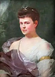 Portrait of Alva (née Smith) Vanderbilt Belmont, c. 1876
