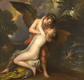 Cupid and Psyche by Benjamin West PRA, 1808.
