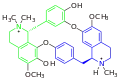 Tubocurarine (composed of two benzylisoquinoline units)