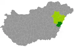 Berettyóújfalu District within Hungary and Hajdú-Bihar County.