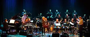 Bergen Big Band at a memorial concert for Olav Dale, November 2, 2014