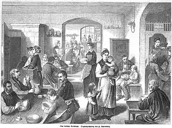 A Soup Kitchen in Berlin (1868)