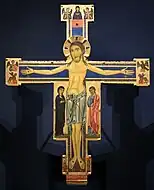 Berlinghiero Berlinghieri:Crucifix, ca. 1220.
