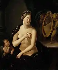 Woman Looking in the Mirror