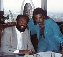 Berry Gordy and Bobby Nunn in 1984