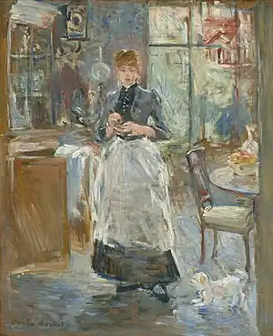 In the Dining Room, 1886, National Gallery of Art