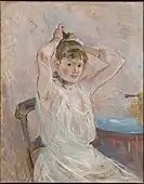 The Bath (Girl Arranging Her Hair), 1885–86, Clark Art Institute
