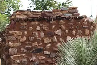 Besh-Ba-Gowah, roof detail, Globe, AZ