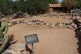 Besh-Ba-Gowah, unexcavated rooms, Globe, AZ