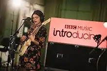 Bessie Turner performing live at Maida Vale studios in December 2017