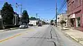 Looking west on East Plane Street in Bethel.