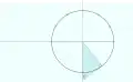 Circle marked each 30°