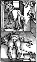 Bewitched Stable Groom, Hans Baldung Grien, c. 1534