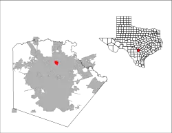 Location of Hill Country Village, Texas