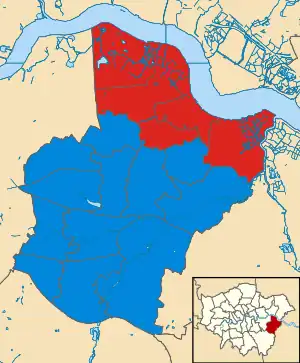 Bexley 2022 results map