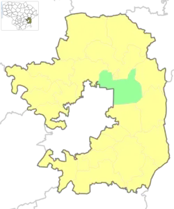 Location of Bezdonys Eldership