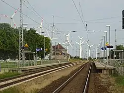 Railway station in Klein Bünzow
