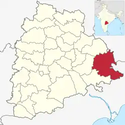 Location in Telangana