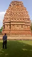 Rear view of the Bhitargaon temple.