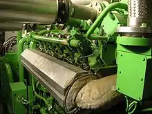 Biogas fuelled engine Biogas plant Strem