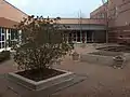 The courtyard in February.