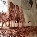 Murals in the shrine of Ajaji