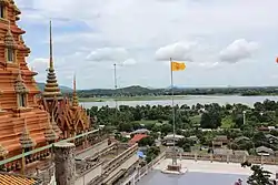 Muang Chum village, view from Wat Tham Seu
