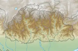 Kangphu Kang is located in Bhutan