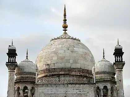 Close-up of the dome