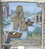 The casting-off in the foreground, combined with the finding at rear, 15th-century.