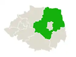 Location within Bielsk County