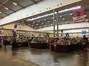 Consumers browsing for Indonesian books at BBWBooks Jakarta 2017
