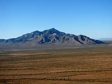 Big Hatchet Mountains from the northeast