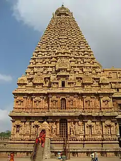 The granite gopuram (tower) of Brihadisvara Temple, 1010 CE