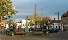 Town council logo and unofficial town arms