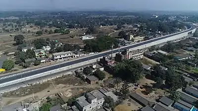 Part of Biju Expressway from Rourkela to Sambalpur