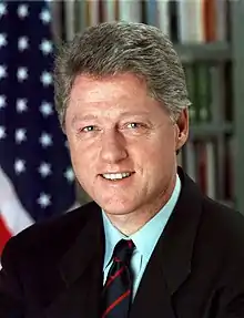 President Bill Clinton, a former resident of 46 Leckford Road.