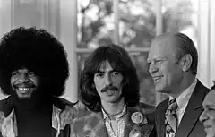 Billy Preston, George Harrison, Gerald Ford, Ravi Shankar (1974)