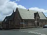 Binnie Street, Gourock Community Education Centre, Former Gourock Central School With Boundary Walls And Railings