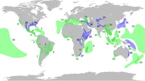 Biodiversity hotspots