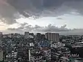 Bird's eye view of Motijheel, Dhaka in a cloudy day