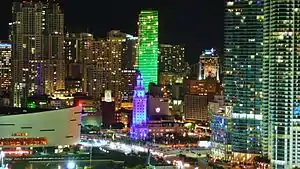 Downtown Miami in December 2010