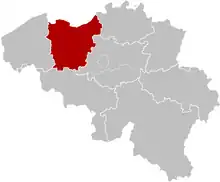 The Diocese of Ghent, is almost coextensive with the province of East Flanders. It also includes the municipality of Zwijndrecht