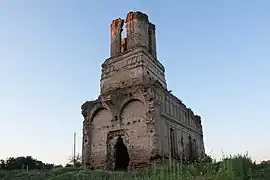 Ruins of St. John Damaschin Church in Poșta