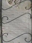 The tombstone of the boyars from the Conachi family