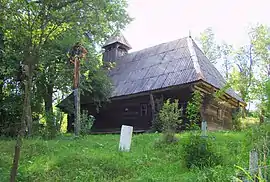 Wooden church in Apatiu