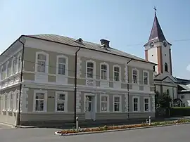 View from Gura Humorului's town center (August 2010)